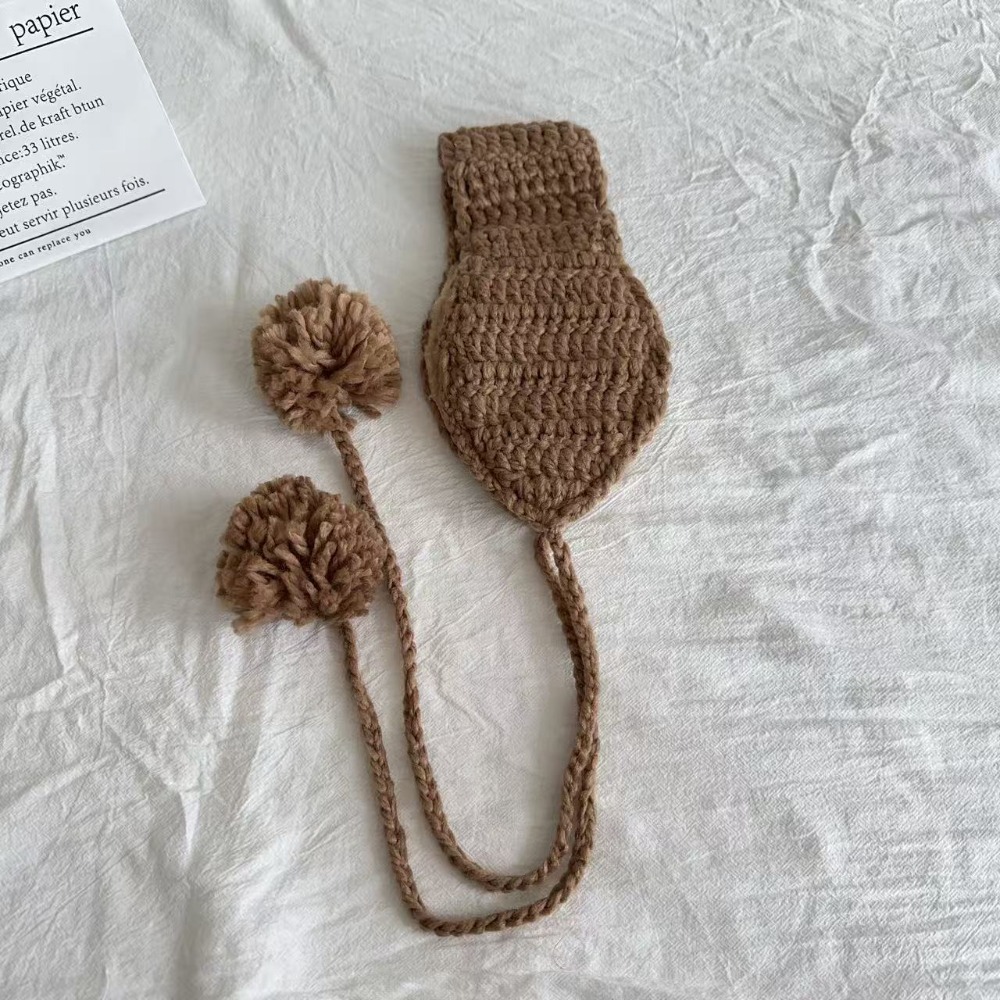 Earmuffs Foldable - Winddichte Winter-Ohrwärmer mit Schnürung, faltbares Stirnband,